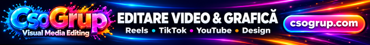 Banner CSOGrup - Visual Media Editing, 728 x 90 px