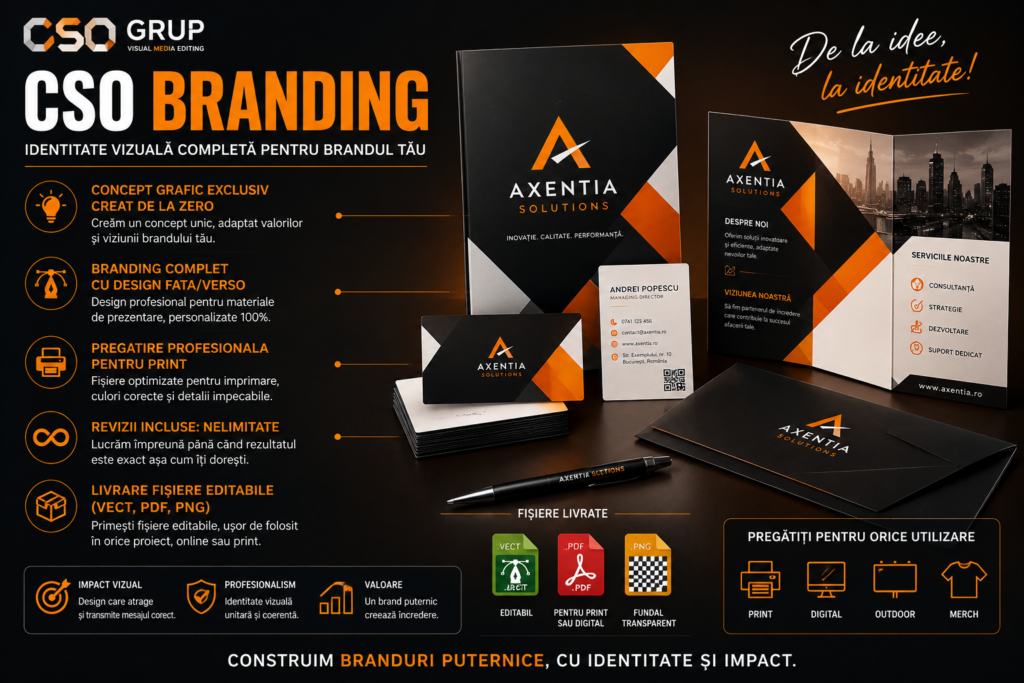 CSO BRANDING Identitate vizuala