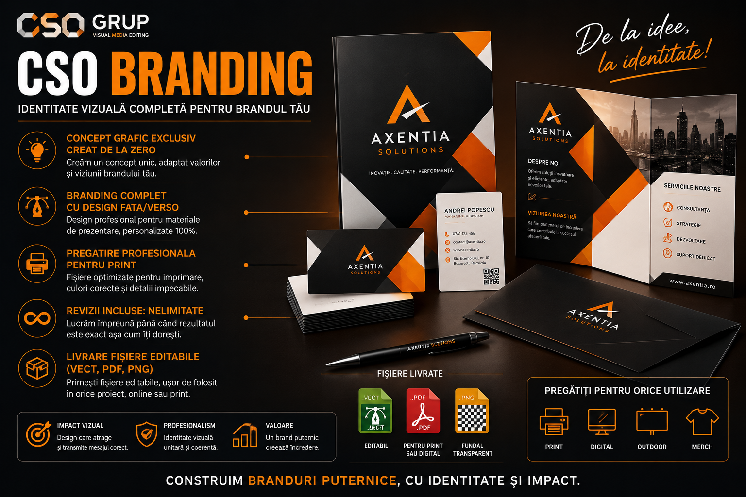 CSO BRANDING Identitate vizuala
