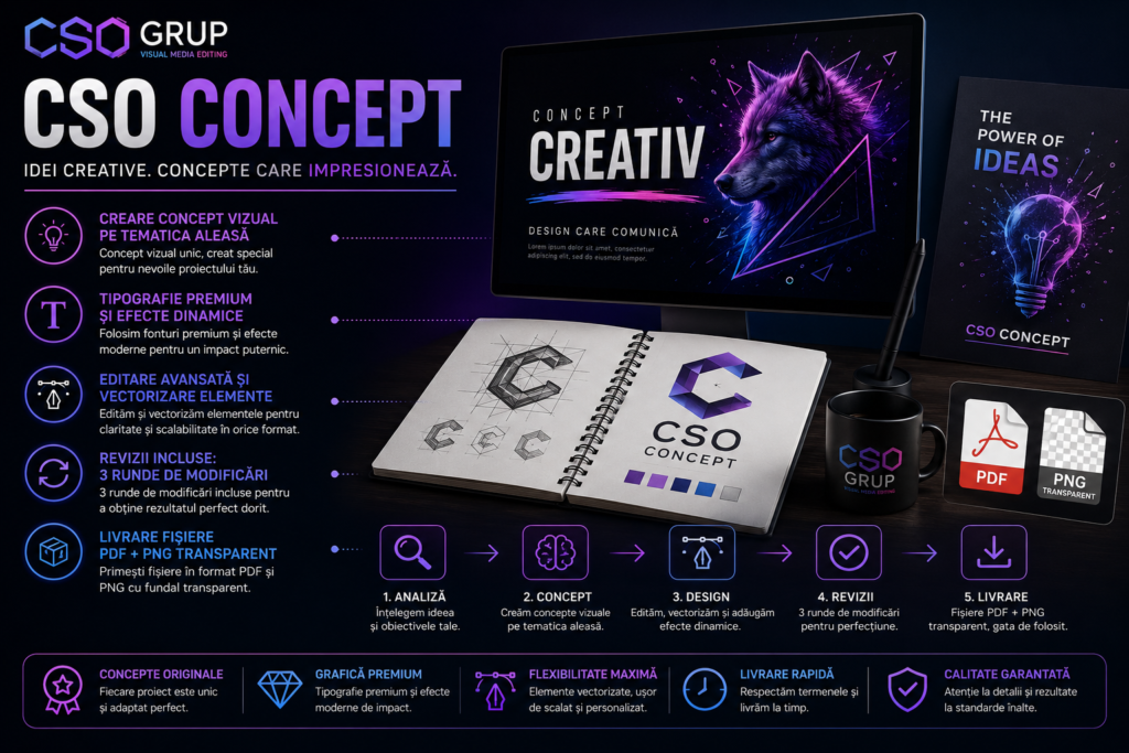 CSO CONCEPT Vizual Personalizat