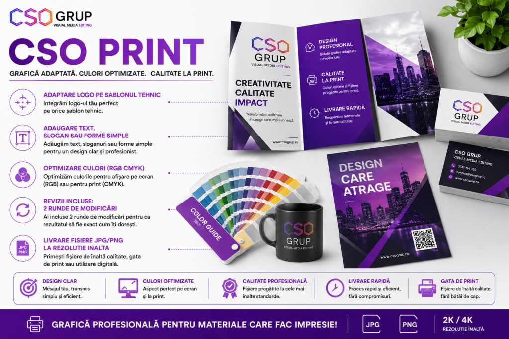 CSO PRINT – Pregatire grafica