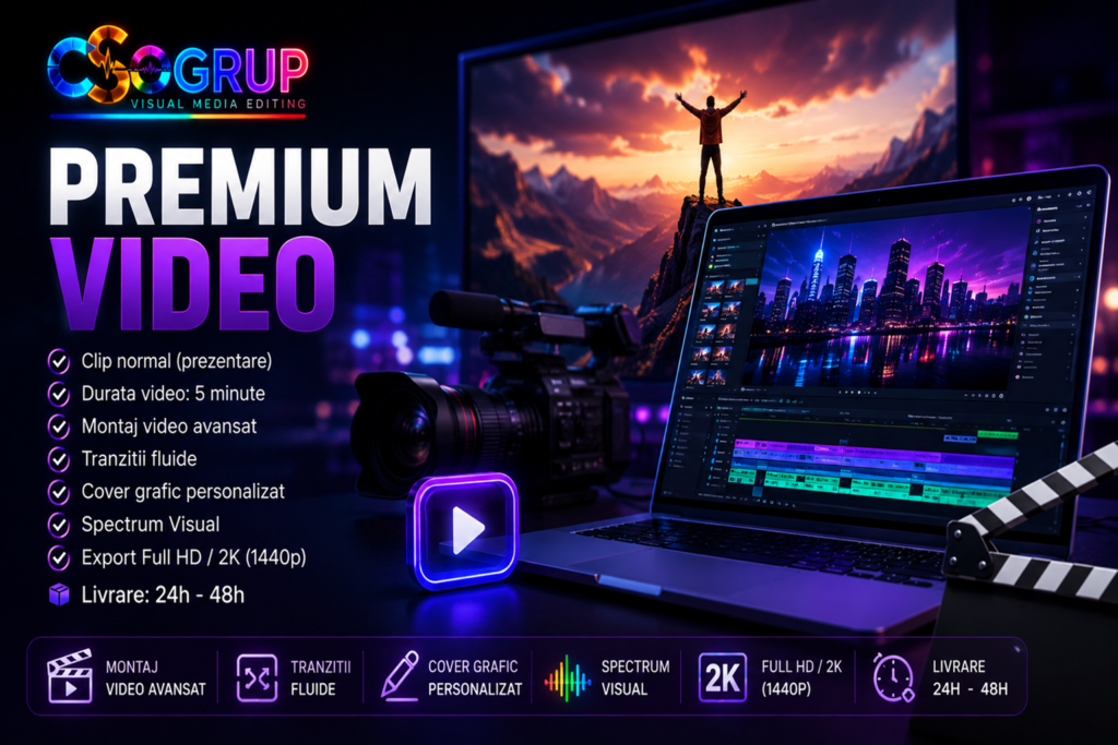 Premium Video – Editare video avansata csogrup
