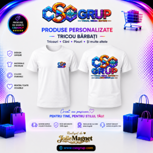 Tricou Alb Barbati CsoGrup
