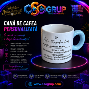 Cana de cafea personalizata