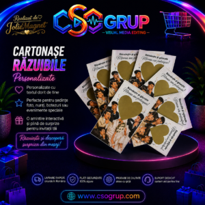 Cartonase Razuibile Personalizate