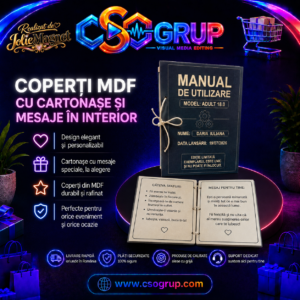 Coperti MDF cu Pagini Personalizate