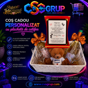 Cos cadou personalizat