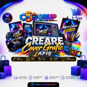 creare cover si afis csogrup produs