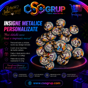 Insigne metalice personalizate