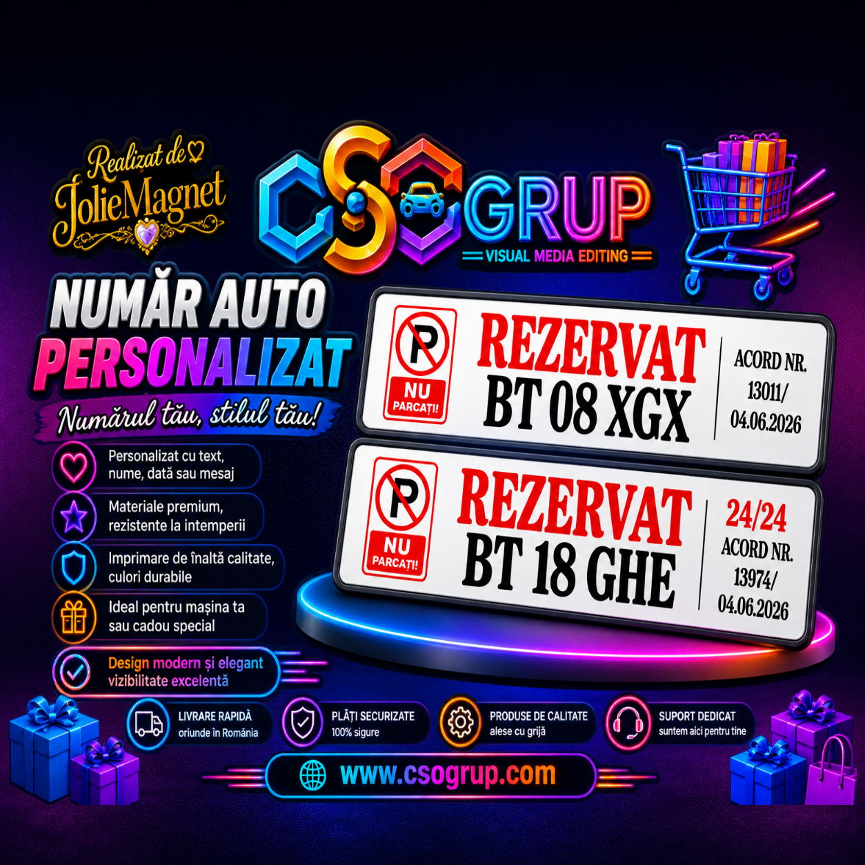 Numar Auto Personalizat