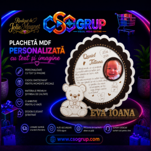 Placheta MDF Personalizata