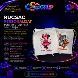 Rucsac personalizat de gradinita