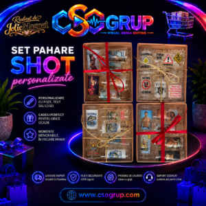 Pahare shot personalizate