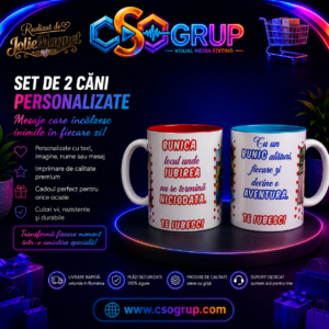 Cani color personalizate