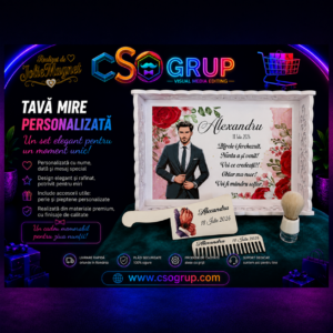 Tava Mire Personalizata cu Accesorii