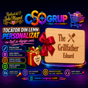 Tocator din Lemn Personalizat