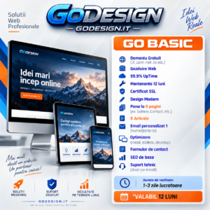 Go Basic – Pachet Creare Website Profesional GoDesign
