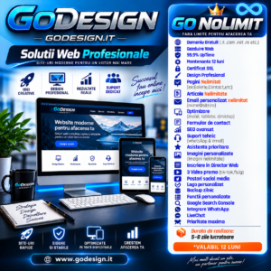 Go NoLimit – Pachet Creare Website Profesional GoDesign