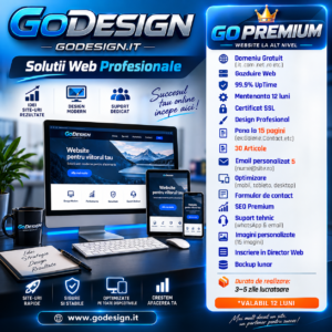 Go Premium – Pachet Creare Website Profesional GoDesign