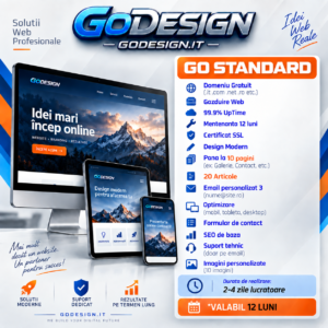 Go Standard – Pachet Creare Website Profesional GoDesign
